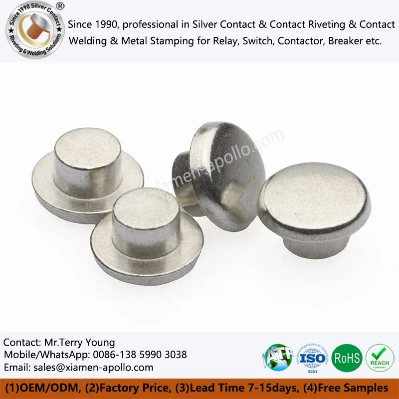 Solid Silver Contacts for Electrical Solid Silver Contacts for Electrical