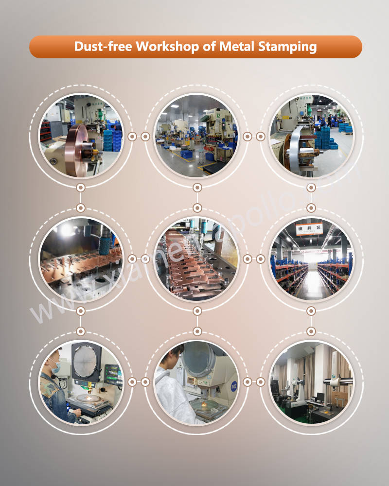Dust-free Workshop of Brass Sheet Metal Stamping Dust-free Workshop of Brass Sheet Metal Stamping