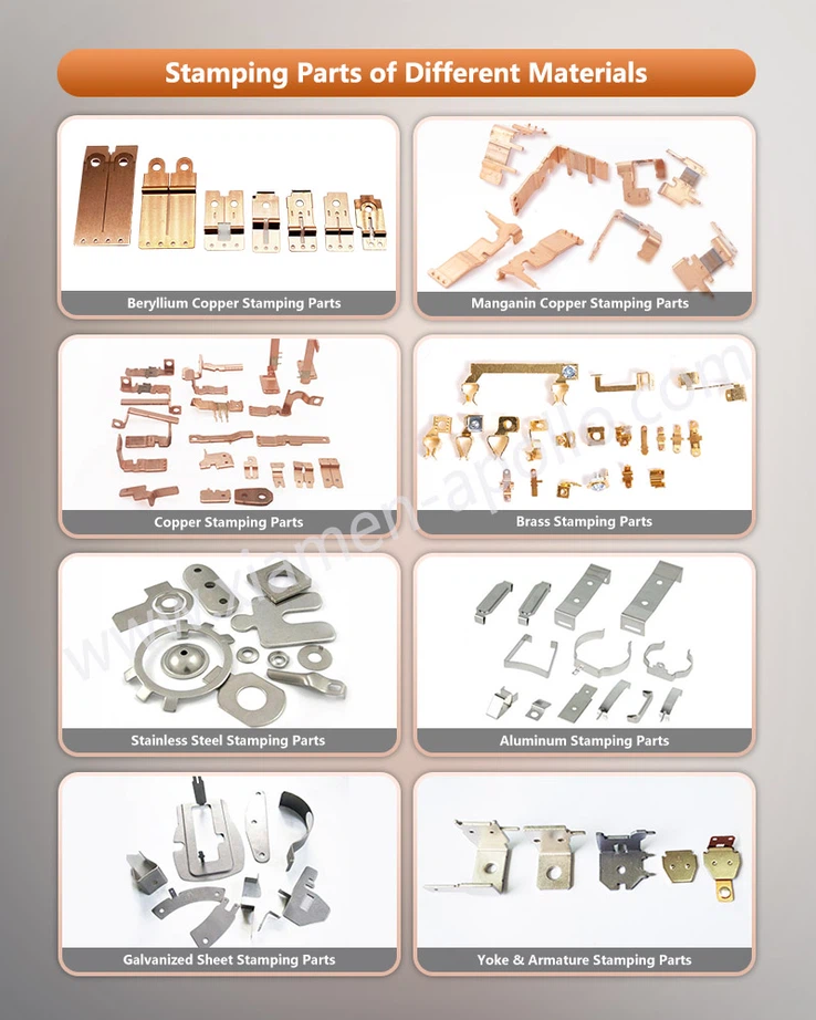 Stamping Parts of Different Materials Stamping Parts of Different Materials