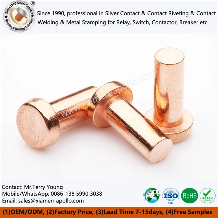 Red Copper Contacts for Electrical Red Copper Contacts for Electrical